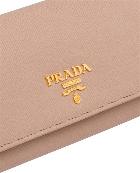 prada saffiano leather lock wallet|Prada odette saffiano.